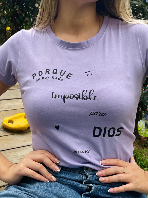 Porque no hay nada imposible para Dios - Moon Design